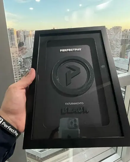 Placa PerfectPay faturamento Black